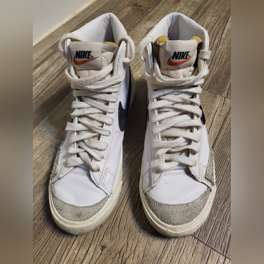 Nike Blazer Mid 77 Vintage White Black Mens Size 5, Women's Size 6.5